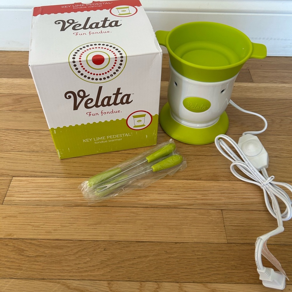 Velata Key Lime Fondue Set